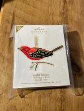 Hallmark Keepsake Ornament 2011 Event Repaint Scarlet Tanager Beauty of Birds picture