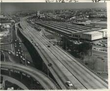 1962 Press Photo Aerial View Of Pontchartrain Expressway, Looking Toward Lake picture