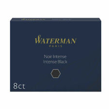 Waterman Cartridges Intense Black Ink Cartridges 8  In Box   picture