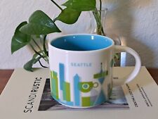 Starbucks Seattle You are Here YAH Coffee Tea Mug Cup Large Skyline 14 oz 2015 picture