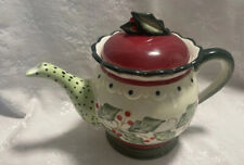 Jay Import - Vintage - Holly Christmas Teapot - Gorgeous picture