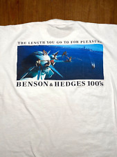 BENSON & HEDGES Men's XL Vintage 90s T-Shirt Cigarettes 100's Single Stitch picture