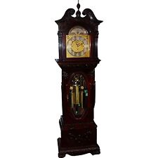 Antique 19th Century Tiffany & Co. Weight Driven Grandfather Clock, Restored picture