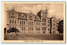 c1950's College Institute Ottawa Ontario Canada Vintage Unposted Postcard picture