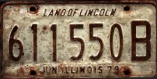 Vintage1979 Illinois License Plate - Crafting Birthday MANCAVE Nostalgic picture