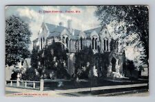 Racine WI-Wisconsin, St Luke's Hospital, c1908 Antique Vintage Postcard picture