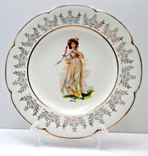 Vintage Pinky Lawrence Decorative Plate by Wood and Sons England  with  Stand picture