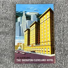 Postcard Cleveland Ohio Sheraton Hotel Sky Scrapper Art Deco Stylized Futuristic picture