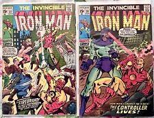 SALE: CLASSIC SHELL-HEAD: II Iron Man #27 & #28 1st Firebrand/Howard Stark picture