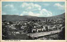 Saxton Pennsylvania PA Partial View Bird's Eye View Vintage Postcard picture