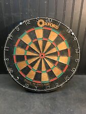 Vintage Cork Oxford England  Dart Board 18in Mid Century single Sided picture