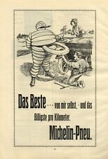 Michelin tire XL 1914 Austrian ad by E L. Cousin car breakdown cigar advertising picture