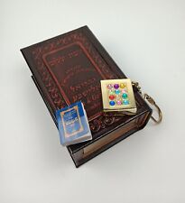 Judaica Novelty Items Matchbox Keychain Tiny Book of Psalms picture