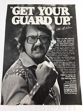 Army National Guard Vtg 1977 Print Ad Get Your Guard Up picture