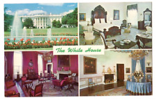 Washington D. C. c1950's Lincoln's Bedroom, Red and Blue Rooms, front lawn view picture