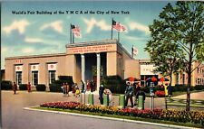 USA YMCA Building New York World's Fair 1940 New York City Vintage Postcard picture