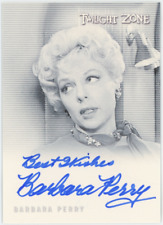 Barbara Perry 2009 Rittenhouse Twilight Zone Blonde Woman A-121 Auto 25882 picture