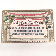 Ornate Personalized Postcard 1907-13 Embossed 