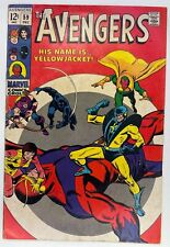 Avengers #59, Hank Pym becomes Yellowjacket, VG/FN, Marvel Comics 1968 picture