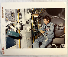 Vtg Official Red Letter NASA photograph  STS-9 SPACELAB 1 JOHNSON SPACE CENTER picture