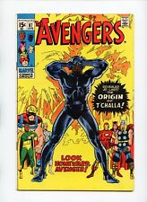 The Avengers #87 Marvel Comics T'Challa Origin picture
