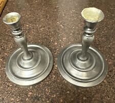 Old World Pewter 3 1/2” Wine Stems Pair HTF Sample Run Lead Free  picture