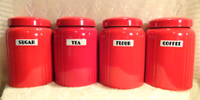 HALL'S CHINESE RED RADIANCE CANISTER SET🌺 picture