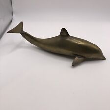 Vintage Solid Brass Dolphin 6.25