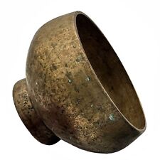 Vintage Handmade Hammered Antique Naga Singing Bowl Tibetan Mallet Sound Healing picture
