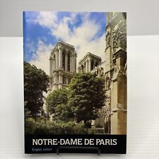 Notre-Dame de Paris France 1987 Vintage Travel Guide picture
