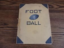 Vintage Football Scrapbook 1930's School Project A++ Vintage Leather Helmet Pics picture