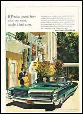 1966 Pontiac Bonneville Wide Track Vintage Advertisement Print Art Car Ad J507 picture