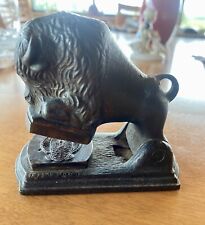 Antique 1871 Buffalo Form Seal Press Embosser Solid Brass picture
