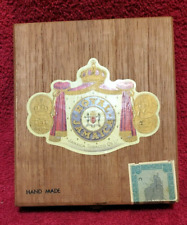 Vintage Royal Jamaica Cigar Box, 10 Minor Coronas Size, 1970s, Handmade Wooden picture
