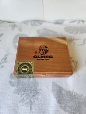 Foundation Cigars Olmec Toro Empty Wooden Cigar Box 7⅛x5¾x2 picture