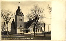 Congregational Church ~ North Middleboro Massachusetts MA ~ RPPC UDB c1905 picture