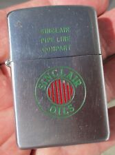 Vintage Zippo Lighter - SINCLAIR OILS - DOUBLE SIDED - Patent 2032695 picture