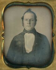 Gentleman With Sideburns Middle Hair Curl (1/6 Plate Daguerreotype) picture