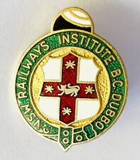 NSW Railways Institute Bowling Club Pin Badge Rare Vintage (M15) picture