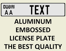 Dubai European Euro License Plate Number Tag Custom Customized YOUR TEXT ver2 picture
