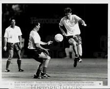1987 Press Photo Striker vs. NASL All-Star soccer game at Lockhart Stadium, FL picture