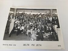 Cornell University DELTA PHI ZETA Sorority Week End Photograph 1972 Ithaca N. Y. picture