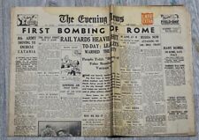    The Evening News, July 19, 1943, 59.8 x 41.5 cm.We Sell Guaranteed.... picture
