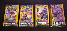 [Set of 4 Packs] Pokemon: Sun & Moon Unified Minds - 3 Card Pack picture