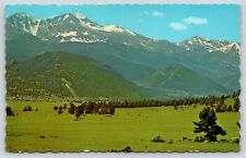 Colorado Estes Park Long's Peak Vintage Postcard picture