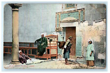 c1910s Cour Dune Maison Arabe Egypt Antique Unposted Postcard picture