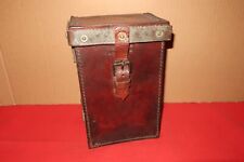 WW2 Vickers 303 HMG Leather Tool & Spare Parts Case Dated 1945 picture