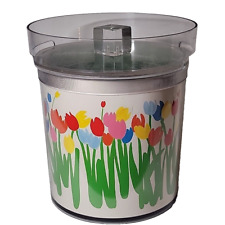 Vintage Audrey St Tropez Ice Bucket Tulip Flowers Spring Time Springtime Easter picture