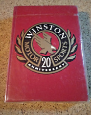 Vintage 20 Year Anniversary Winston Motor Sports Playing Cards...Sealed picture