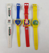Vintage 90s Advertising Watch Lot (4) Kraft Mac Cheese Wrigley's Jolly Green picture